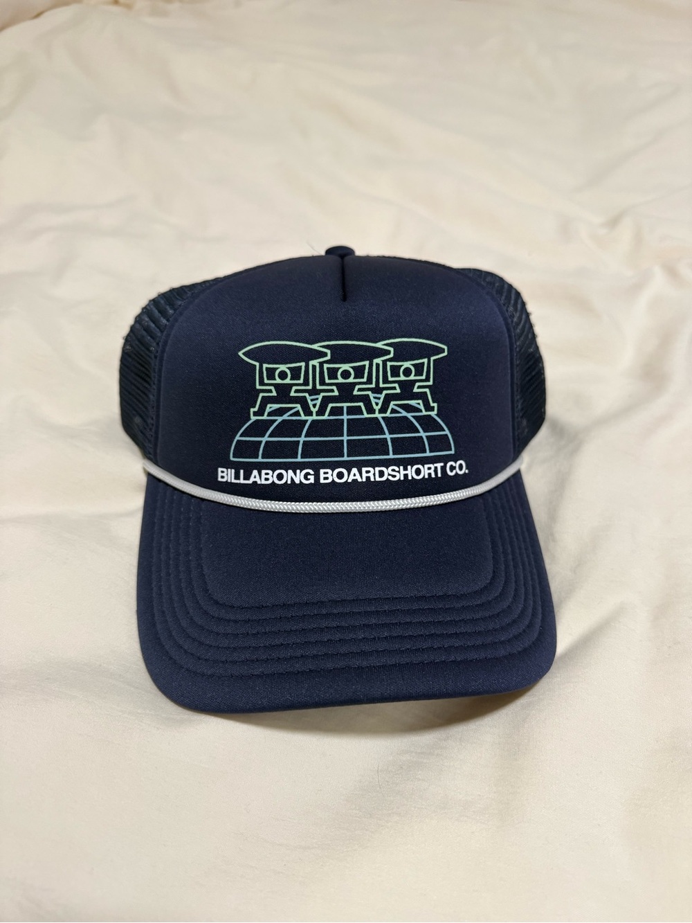 Billabong Navy Mesh Trucker Hat
